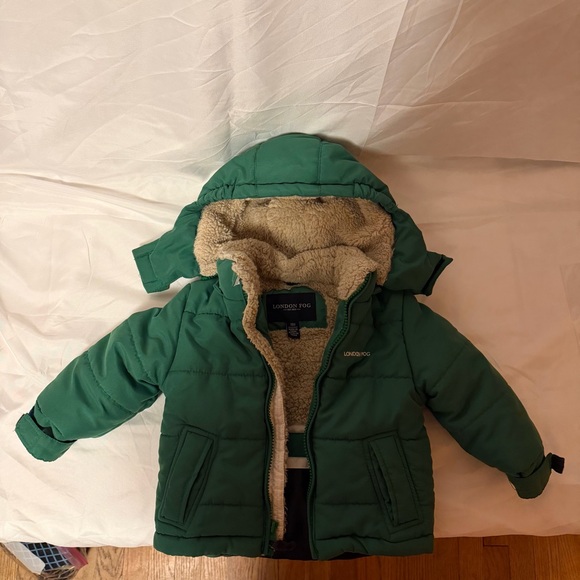 London Fog Other - London Fog Green Jacket with Cream Lining